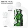 thumbnail image 6 of Easygdp Palm Greenery Men's Mesh Basketball Jersey Quick Drying Sleeveless Shirts Fitted Muscle Tank Tops Sport Round Neck T-Shirt - 3X-Large, 6 of 9