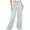 Gray, variant on Women's Wide Leg Sports Pants Baggy Comfortable Home Pants Casual Solid Color Long Pants Sweatpants Gray S