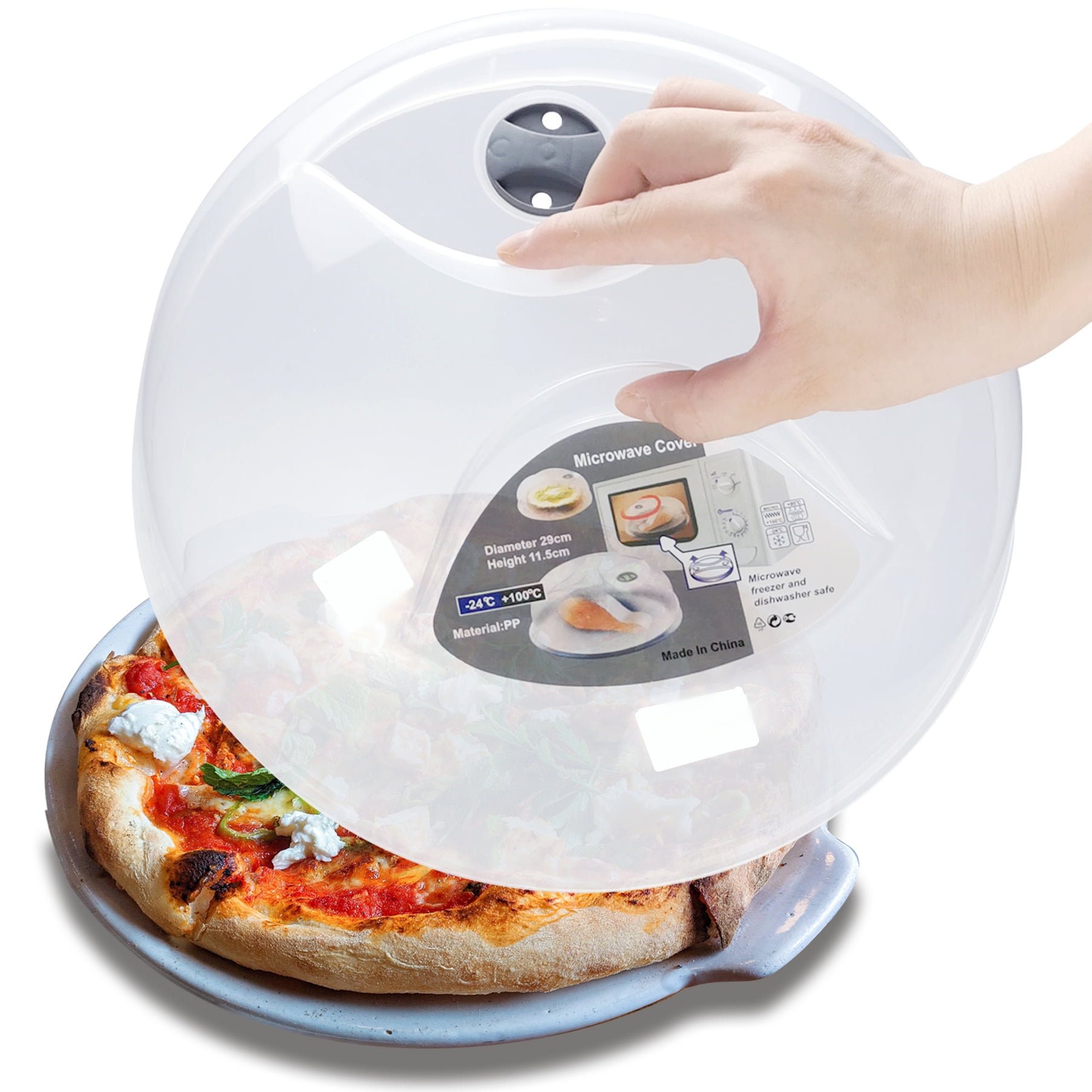 Layron Microwave Cover for Food  Keeps Microwave Oven Clean, 11.5 inch BPA Free & Dishwasher Safe