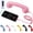 Pink, variant on Retro Ring Phone Handset, 2027 Retro Phone Handset for Phone, Type-C & 3.5mm Retro Telephone Wired Handset, Vintage Landline Receiver for Calls & Video Chats