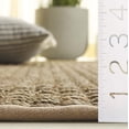 thumbnail image 4 of SAFAVIEH Natural Fiber Arbor Bordered Area Rug, Natural/Beige, 6' x 8' Oval - Coastal Design, Natural & Beige, Seagrass, Ideal for Entryway, Kitchen, Living Room, Office, 4 of 10