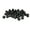 Black, variant on Northlight 60ct Shatterproof Shiny Christmas Ball Ornament Set 2.5" - Silver