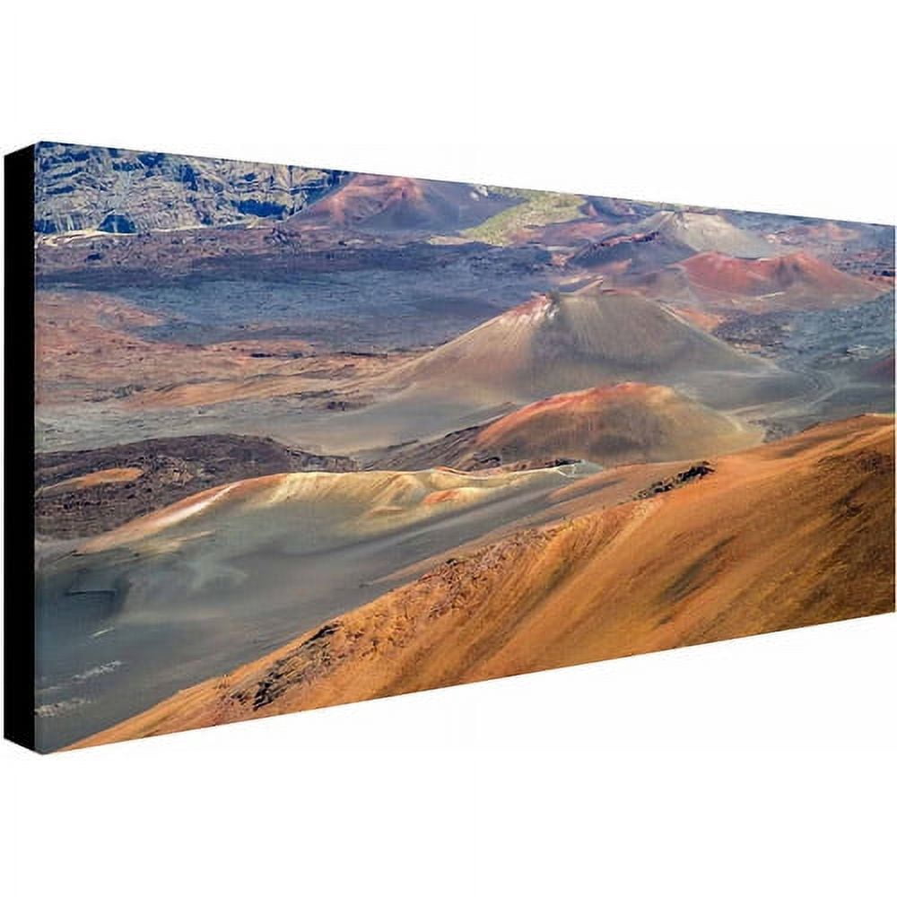 Trademark Fine Art "Haleakala Volcano" Canvas Art by Pierre Leclerc