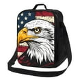 thumbnail image 1 of Fotbe American Bald Eagle Lonchera Bolsa de Almuerzo para Hombres y Mujeres, Lonchera de Gran Capacidad, Bolsa de Almuerzo Reutilizable, Bolsa Térmica Aislante, 1 of 7