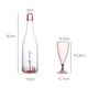 thumbnail image 5 of Juego de 6 piezas (5 copas de vino + 1 contenedor de botella de vino) juego de copas de champán portátil de viaje ideal para picnics piscina al aire libre, barbacoa, jardín, lavable y reutilizable, 5 of 8