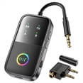 thumbnail image 1 of Transmisor y Receptor Bluetooth, Adaptador Bluetooth 2 en 1 para Aviones, Televisores y Gimnasios. Baja Latencia y Alta Definición para Estéreos de Coche y Hogar., 1 of 5