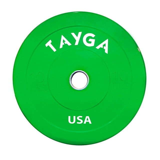 Par de Discos Bumper Tayga 10 Lb