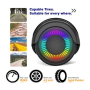 SISIGAD Hoverboard with Bluetooth and LED Lights 6.5 Two-Wheel Self Balancing Electric Scooter for Kids and Adults