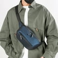 thumbnail image 1 of Sokhug Waterproof Nylon Crossbody Chest Bag Multifunctional for Outdoor Travel Commuting Blue, 1 of 6