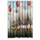 thumbnail image 1 of ABPHQTO Cortina de ducha de pollo divertido Cortina de ducha impermeable 120x180 cm, 1 of 2