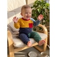 thumbnail image 5 of Loicainy Baby Toddler Girl Contrast Color Fall Outfits 6 12 18 24 Months 2T 3T Long Sleeve Pullover T shirt Elastic Pants Clothes Set, 5 of 9
