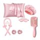 thumbnail image 1 of Rizadores de Cabello Sin Calor 10 Piezas, Gorro para Dormir, Kit de Ondas Sin Calor Con Pinzas para el Cabello y Coletero,funda de almohada, Antifaz para Dormir, Peine y 2 Diademas de Sat&eacute;n, 1 of 6