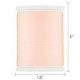 thumbnail image 6 of (3 pack) Hello Hobby Pale Baby Pink 100% Polyester All Purpose Thread, 300 Yards, 6 of 6