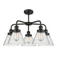 thumbnail image 4 of Innovations Lighting - Cone - 5 Light Stem Hung Chandelier In Art Deco Style-15, 4 of 5