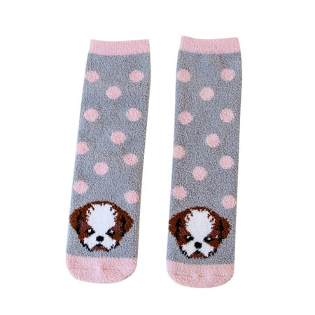 

Womens Socks 1 Pair Of Casual Animal Print Cotton Pattern Lady Sock Tube Comfortable Sock