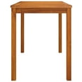 thumbnail image 6 of vidaXL 43.3" Solid Acacia Wood Waterproof Outdoor Dining Table with Assembly Manual, Brown, 6 of 7