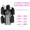 thumbnail image 3 of Anillo vibrador de 20 velocidades para hombre, masajeador retardante de eyaculación, glande, masturbación masculina, Juguetes sexuales, 3 of 4