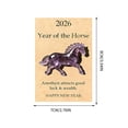 thumbnail image 2 of Lucky Crystal Horse – a symbol of strength & success Lucky Amethyst Crystal Horse Keychain — a symbol of wisdom & success Crystal Horse Keychain, 2026 Fortune Decoration, 2 of 7