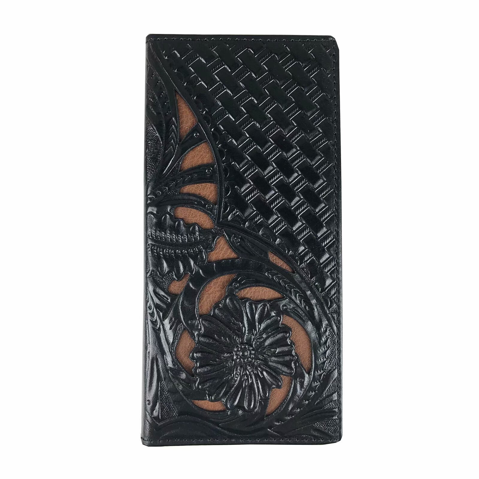 Western Long Leather Wallets For Men Literacy Basics