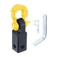thumbnail image 4 of Grillete Receptor de enganche Kits de remolque Accesorios Acero Fácil de usar Bloque duradero Conector portátil de repuesto con pasador de enganche Amarillo negro, 4 of 8