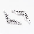 thumbnail image 2 of 800pcs Tibetan style Alloy Beads Wing Lead Free and Cadmium Free Silver 22x8x3mm Hole: 1mm, 2 of 2