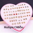 thumbnail image 2 of Designice 36Pcs Earrings Set, Cute Stud Earrings Collection, Versatile Ear Stud Earrings Set, 2 of 5