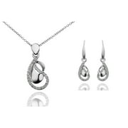 Fashion Luxury Unique Austrian Crystal Necklace and Earrings Set