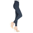 thumbnail image 4 of SlimMe Dark Wash Bamboo Blend Denim Jeggings - Womens - Female, Q1/Q2, Dark Wash, 4 of 9
