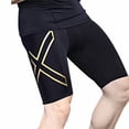 thumbnail image 1 of Pantalones de compresión, pantalones ajustados para correr, pantalones deportivos transpirables que absorben la humedad para hombres, pantalones cortos para correr y fitness, pantalones cortos para, 1 of 4