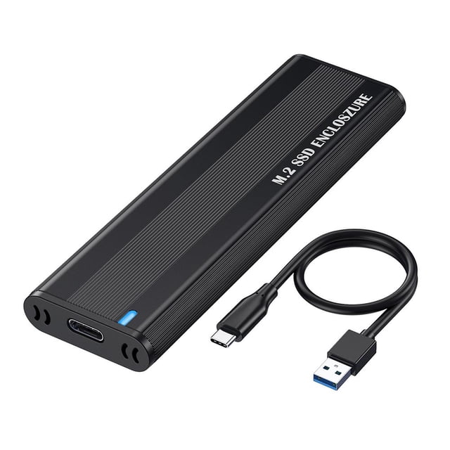 Estuche para disco duro de 10 Gbps sin herramientas para SSD 2230/2242/2260/2280 M.2 (NVME con CA) Ehuebsd Para estrenar