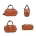 thumbnail image 5 of MKF Collection Vesper Satchel Bag, Vegan Leather Shoulder Bag Handbag Purse by Mia K, 5 of 7