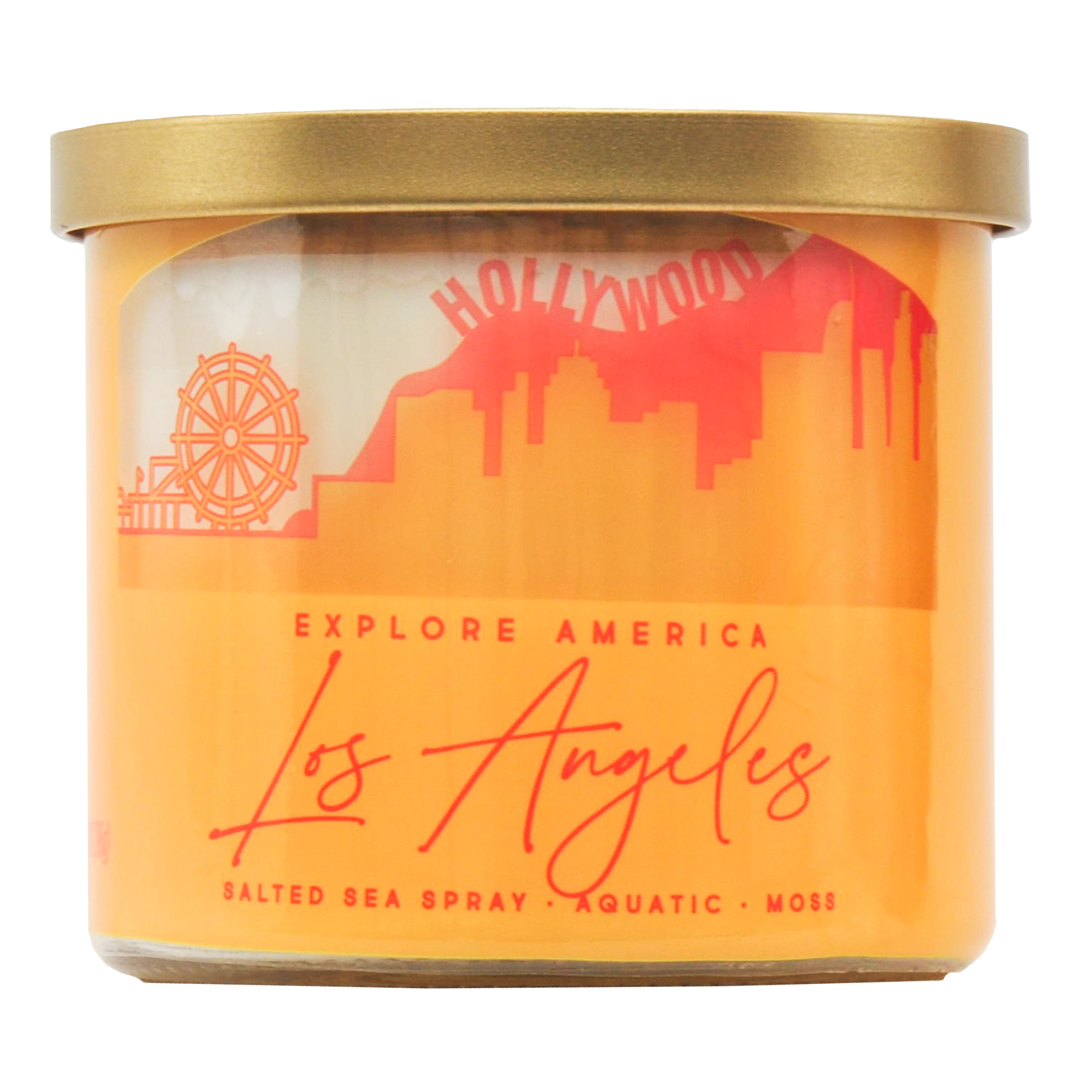 Mainstays Explore America 14Ounce 3Wick Candle Los Angeles