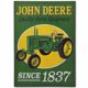 thumbnail image 1 of Tractor John Deere Desde 1837 Letrero De Metal En Relieve - Letrero Vintage De John Deere Para Garaje O Cueva Del Hombre, 1 of 5