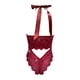 thumbnail image 3 of Gibobby Lencería sexy de encaje para dormir Lencería de una pieza a la para mujer, lencería de juego de rol, disfraces sexys para mujer, lencería de encaje a cuadros rojos(Vino, M), 3 of 5