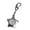 White, variant on Celestials Inspire Keychain Charm for Bags Watches Sturdy Alloy Materials Everyday Fashion Accessory