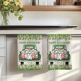 thumbnail image 7 of Spring Easter Kitchen Towels Set of 1, Easter Eggs Bunny Truck Botanical Burlap Absorbent Dish Towels for Kitchen, Microfiber Hand Towel, Quick Drying Tea Towel for Cleaning Decorative Dishcloths, 7 of 7