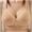 E, variant on V Neck Bra Padded Seamless Adjustable Straps Bralettes Everyday Basic Sleeping Bras Multiple Pack Size 42,C