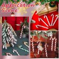 thumbnail image 5 of 4 Sets 4 Colors Plastic Candy Cane Pendant Decorations for Christmas Tree Hanging Ornaments Mixed Color 190x31x10.5mm 1 set/color Diy, 5 of 5