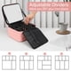 thumbnail image 4 of Bolsa de maquillaje de viaje Relavel con espejo LED impermeable, rosa, 4 of 8