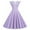 Purple, variant on XFLWAM 1950s Retro Rockabilly for Women Sleeveless Lace V-Neck Vintage Cocktail Party Dress Polka Dot A-Line Swing Tea Dresses Red L
