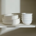 thumbnail image 5 of Stone Lain Virtuo 12-Piece Dinnerware Set Porcelain, White, 5 of 6