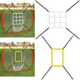 thumbnail image 2 of Visland Baseball Strike Zone Target Net with Hooks Portable Softball Baseball Pitching Accuracy Training Mesh Adjustable Hitting Batting Catching Practice Net, 2 of 8