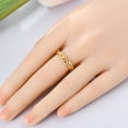 thumbnail image 3 of MULA Original Sparkling Weaving 925 Sterling Silver Finger Ring Golden Color AAA Zircon For Women Birthday Wedding Gift Jewelry, 3 of 6