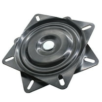 PTOOTP Boat Seat Swivel Smooth Rotation Black Steel 1Pack