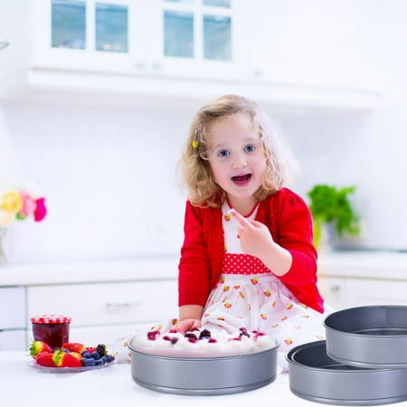 

Springform Pan Set of 3 9.45/10.24/11.02Inches Carbon Steel Baking Pan Non-stick Cheesecake Pizzas and Quiches . Buy One Get One free