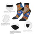 thumbnail image 5 of Naloa Colorful Dot Art Fish Ankle Socks for Women Non Slip Socks No Show Socks Classic Low Cut Casual Socks Casual Socks, 5 of 7