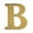 Gold, variant on RL4B-10B 4" Residential Letter B; Oil Rubbed Bronze Finish
