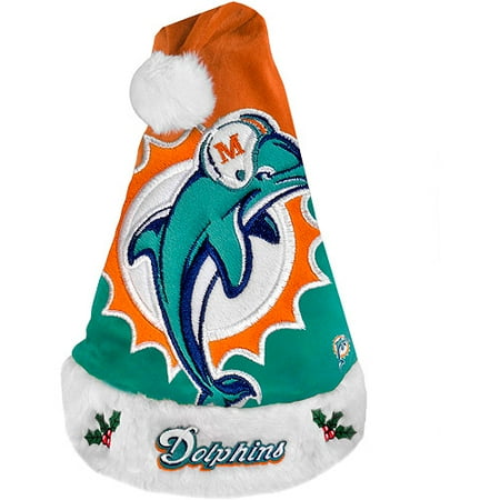 NFL 2011 Colorblock Santa Hat, Miami Dolphins