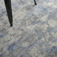 thumbnail image 6 of Nourison Sleek Textures Abstract Blue/Ivory/Grey 5'3" x 7'3" Area Rug, (5x7), 6 of 8