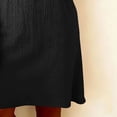 thumbnail image 6 of Women's Summer Cotton Linen Dress Long Sleeve Cowl Neck Mini Dress Casual Loose Fit Beach Dresses Boho Sundress, 6 of 6